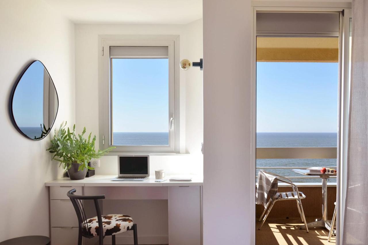 Nouvelle Vague Modern Ocean View Studio W Balcony - Swimming Pool Biarritz Exterior foto