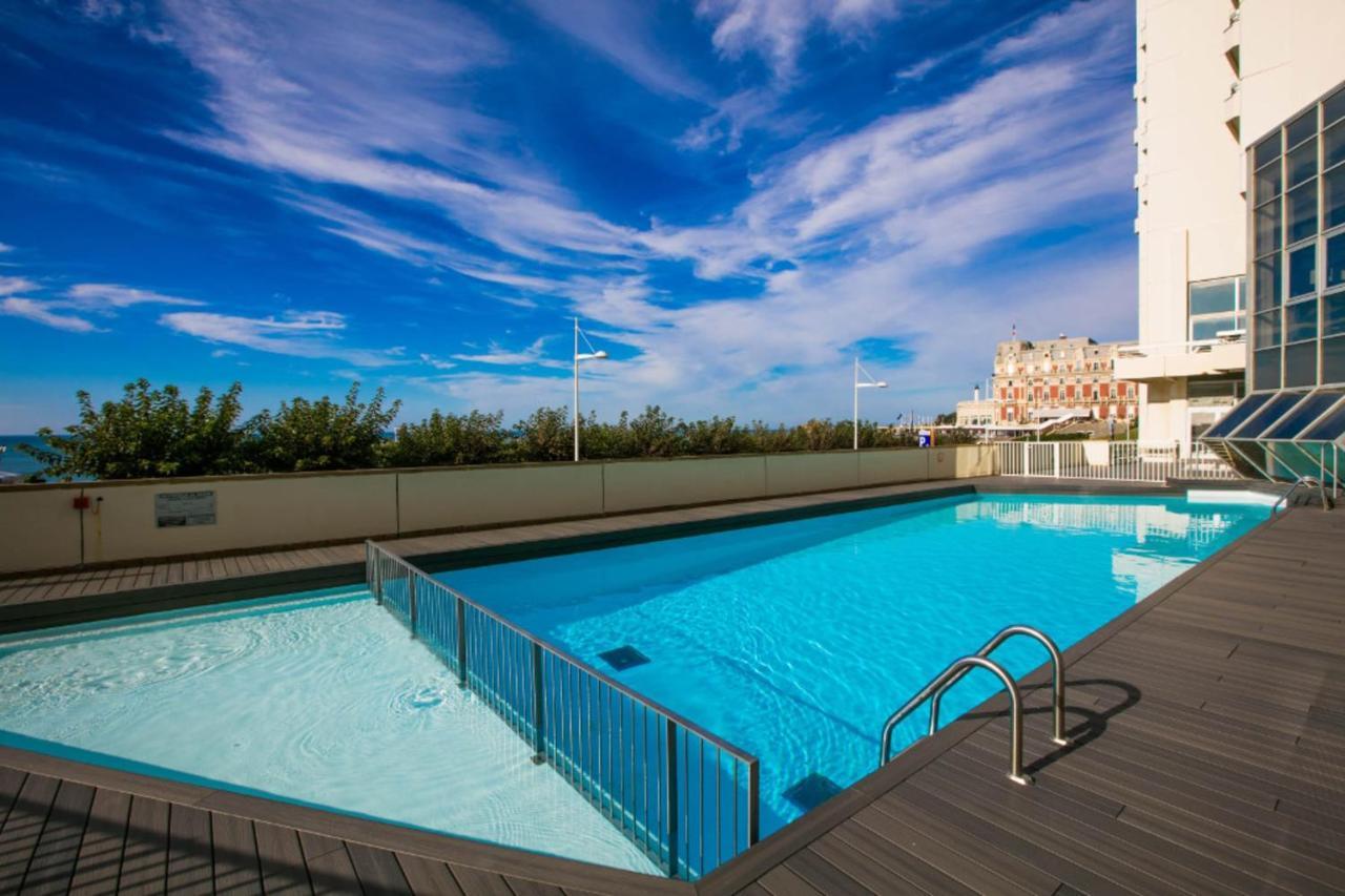 Nouvelle Vague Modern Ocean View Studio W Balcony - Swimming Pool Biarritz Exterior foto